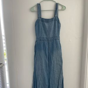 Madewell Wideleg Denim Jumpsuit